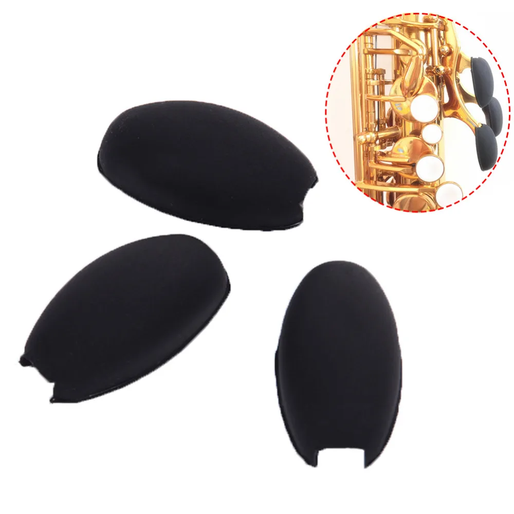 

3PCS ( 1Set ) Saxophone Side Key Pad Palm Key Pad Use Rubber Saxophone Clasp Pads Mica Buckle Button Key Instrument Accessories