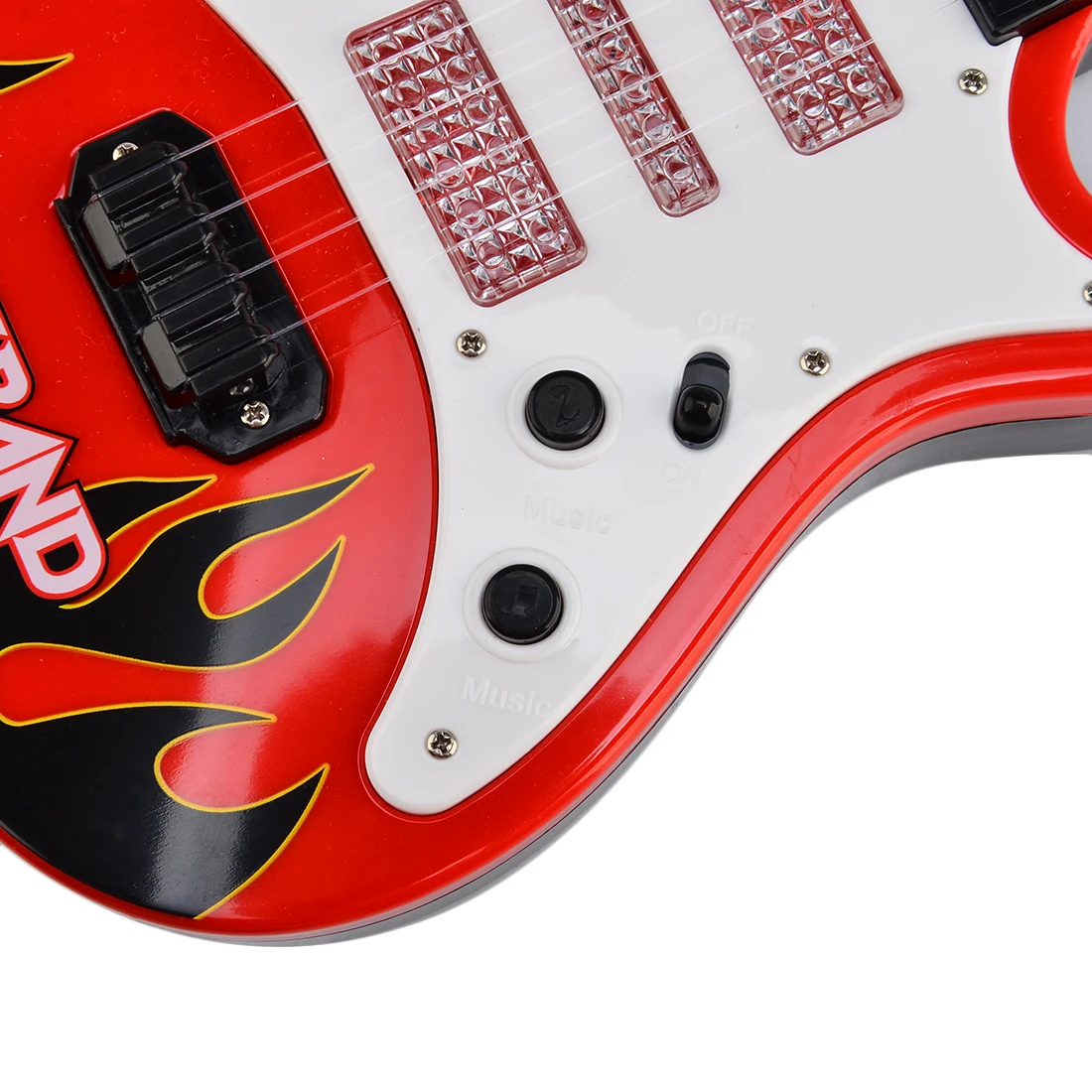 New Hot Rock Band Music Electric Guitar 4 Strings Kids Musical Instruments Educational Toys For Children Birthday Gift