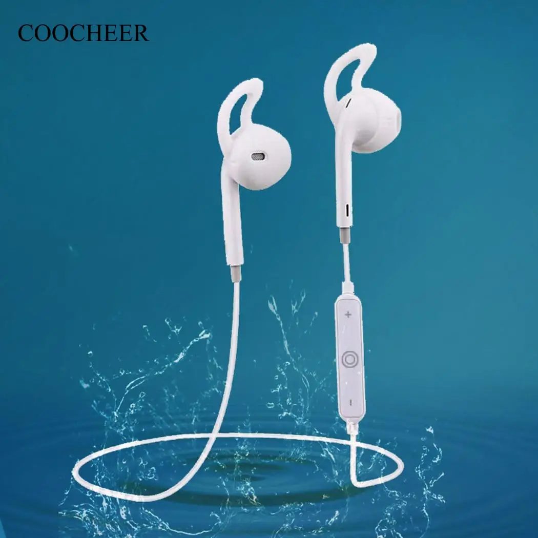 COOCHEER Bluetooth беспроводная гарнитура для занятий спортом стерео общие наушники