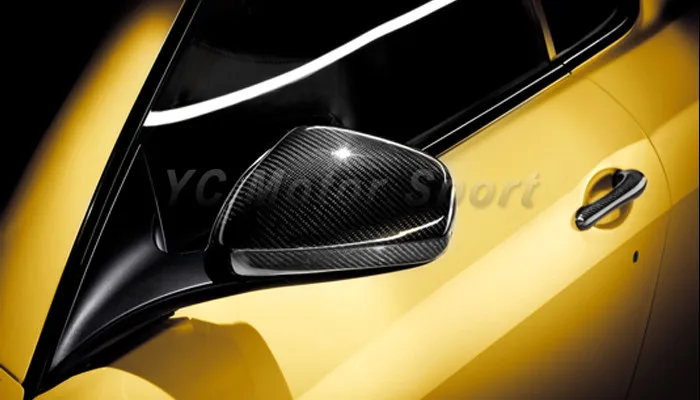 2009-2013 Maserati GranTurismo Mirror Cover Dry Carbon (9)