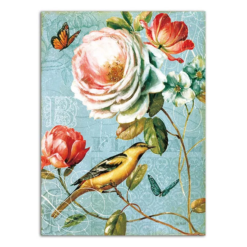 Home-Decoration-Wall-Art-Poster-Nordic-Print-Canvas-Paintings-Picture-Oil-Unframed-Drawings-pastoralism-Flowers-Bird (9)
