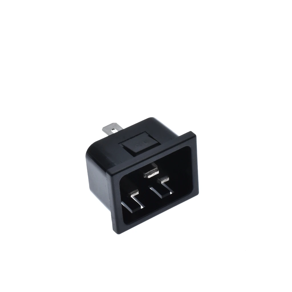 SS-3A-1 AC 250V 16A 3 Pin Панель крепление IEC320 C20 Штекерный разъём адаптера питания, 50 шт в наборе