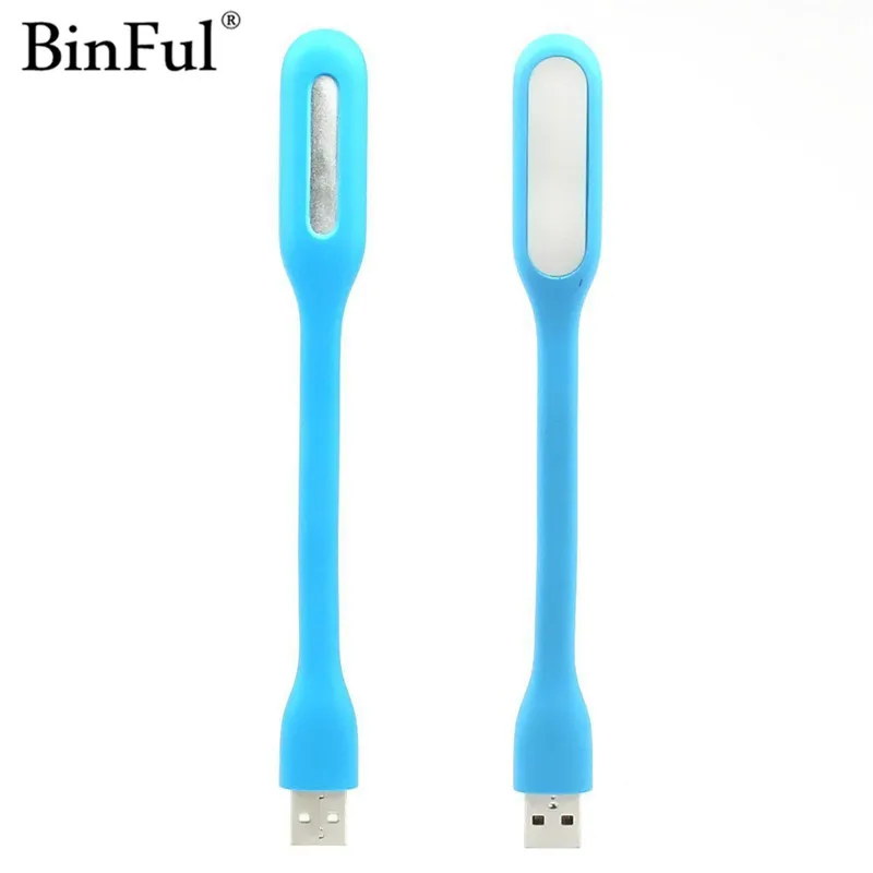 BinFUl Гибкая Портативная USB 5V 1 2 W светодиодная лампа для Power bank Comupter Notebook Mini