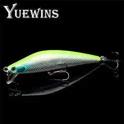 Yuewins 2018 горячая модель рыболовные приманки 7,5 см 7,4 г жесткие приманки Реалистичная Рыба Гольян рыболовная приманка пластиковая рыба