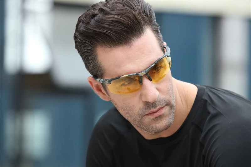 LongKeeper Для мужчин Ночное Видение Солнцезащитные очки Модные UV400 поляризованные очки вождения желтые линзы Gafas 1037/1040/1041/1045