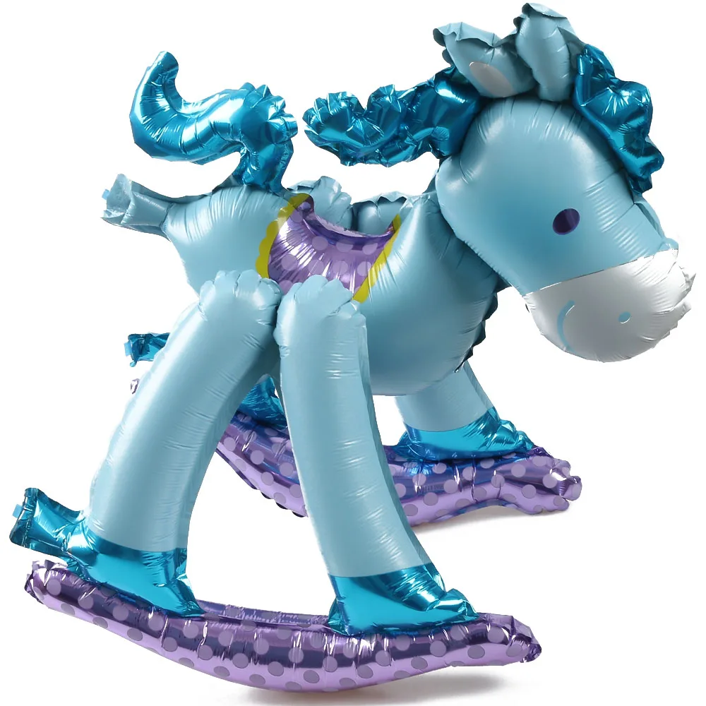 Buy Inflatable Mini Blue Pink 3D Horse Foil Balloons