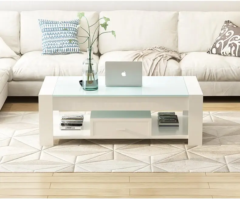 Best Tea Table Simple Modern Tempered Glass Tea Table Living Room Simple Small Huxing Creative Tea Table Table Table 15