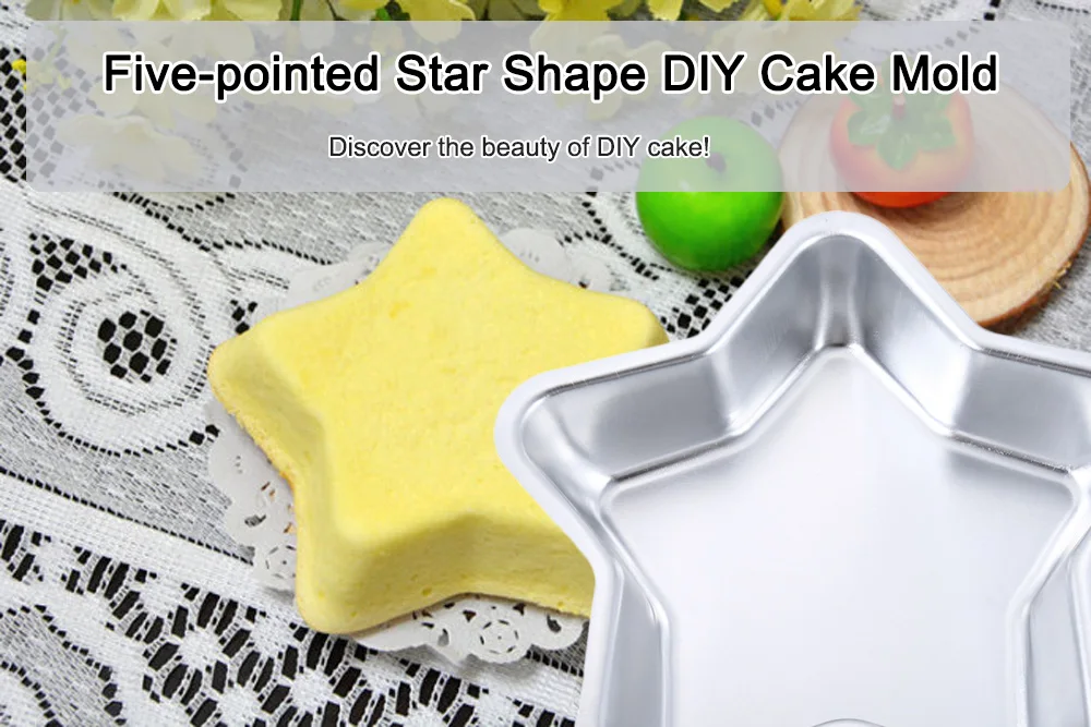 Five-pointed Star Shape Cake Pan Mold Home Baking Tool