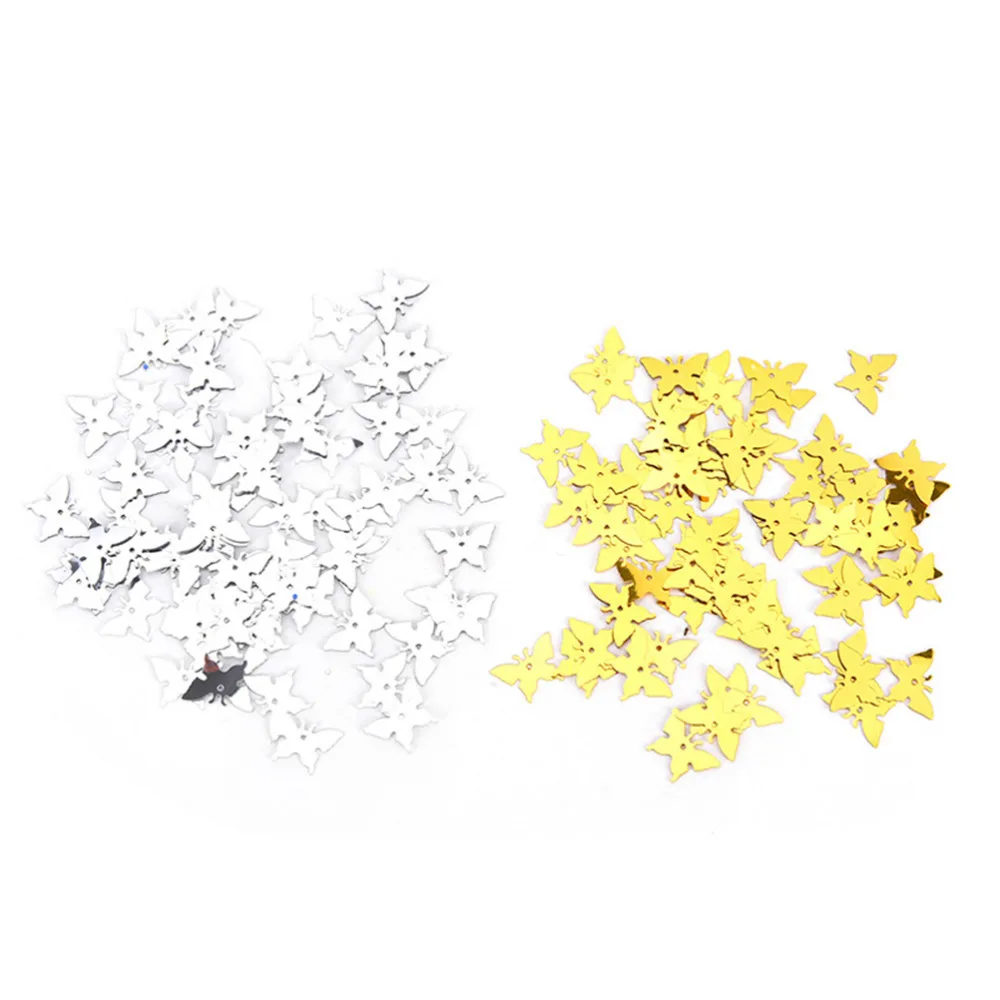 

350pcs Gold Silver Butterfly Confetti Table Party Scatters Confetti Wedding Decor birthday party Decoration