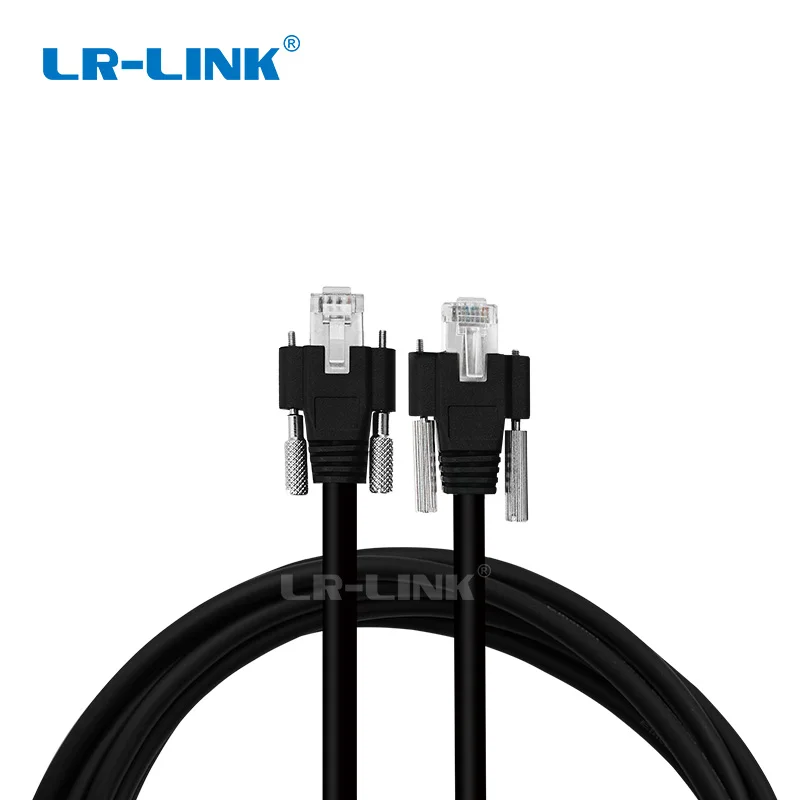 

LR-LINK Cat5e Ethernet Lan Cable RJ45 Network Cable Dual screw Lock-Type, Highly Flexible 3M, 5M