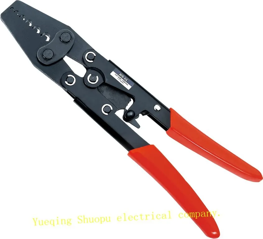 

HS-6L japanese style crimping piler for terminal 1-6mm2 CRIMPING PLIERS RATCHET crimping tools