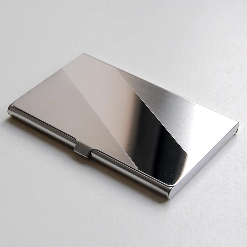 Водонепроницаемый Алюминиевый металлический чехол из нержавеющей стали, чехол для визитных карточек, держатель именных карт, чехол для подарка на день рождения, Чехол для карт - Цвет: pattern 3