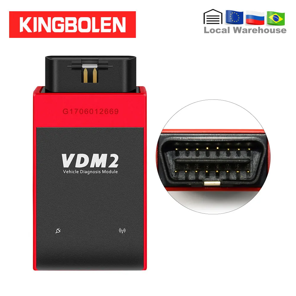 UCANDAS VDM2 полная система авто диагностический инструмент Android VDM II 2 года бесплатное