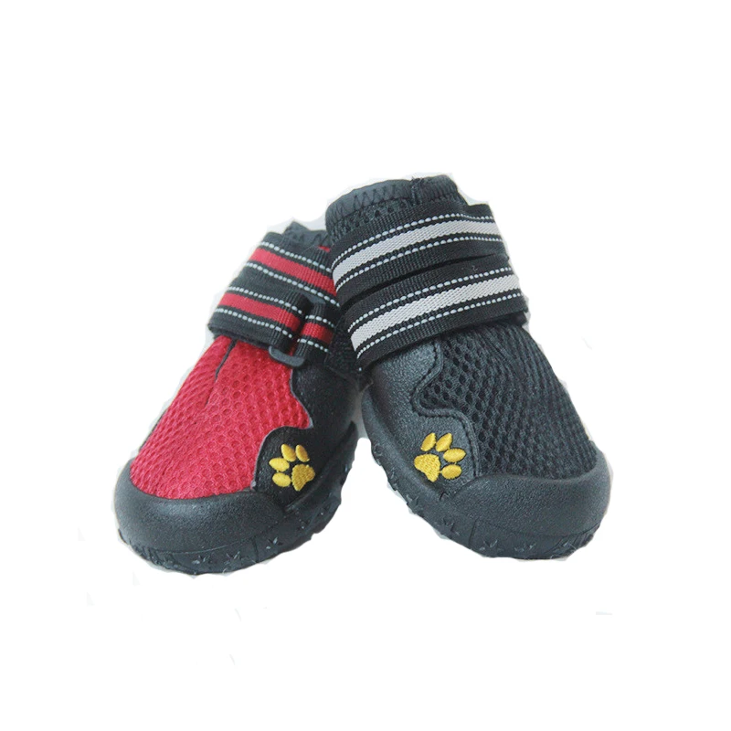 4Pcs/Set Shoe For Dog Breathable Spring Pet Dog Shoes Husky Outdoor