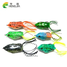HENGJIA 8G 12.5G soft frog lure set isca artificial fishing lure bass fishing wobble pesca Fishing tackle peche leurre souple