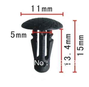 

100pcs free shipping nylon black retaining clip for Nissan 01533-00401 arto fastener clip auto plastic fastener