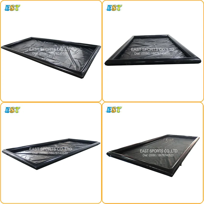 Commercial Machine Customized Water Containment Mat Pvc Portable Inflatable Car Wash Mats