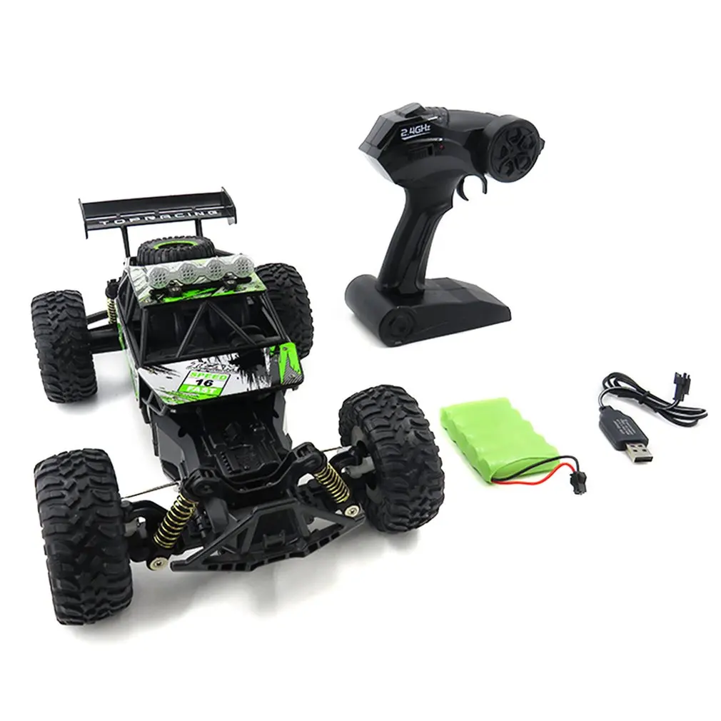 1/18 2.4Ghz 4WD RC Remote Control Car Off-Road Rock Electric High Speed RC Crawler Climber Buggy RTR