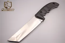 new D2 steel blade outdoor survival hunting tactical knife pocket fixed blade army knife tops knife Kydex handle Triangular head