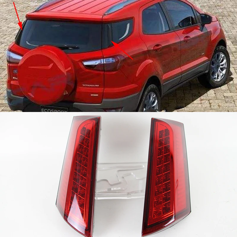 

1Pair Led rear driving light Taillight For Ford Ecosport 2013 2014 2015 2016 2017 2018 Led Brake Lights rear bumper lamp warning