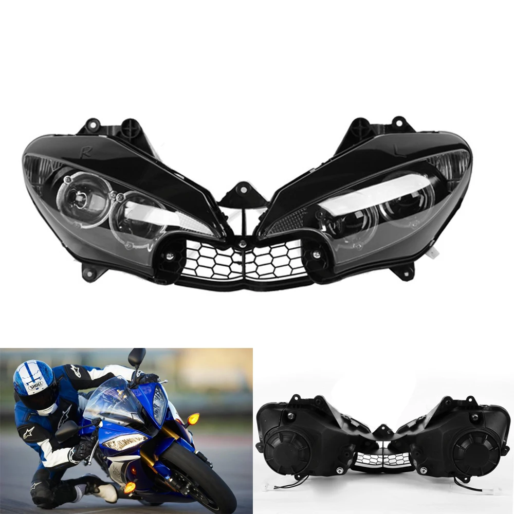 

Motorcycle Headlight Head light lamp Assembly For Yamaha YZFR6 YZF R6 YZF-R6 2003 2004 2005 YZFR6S YZF R6S 2006 2007 2008 2009