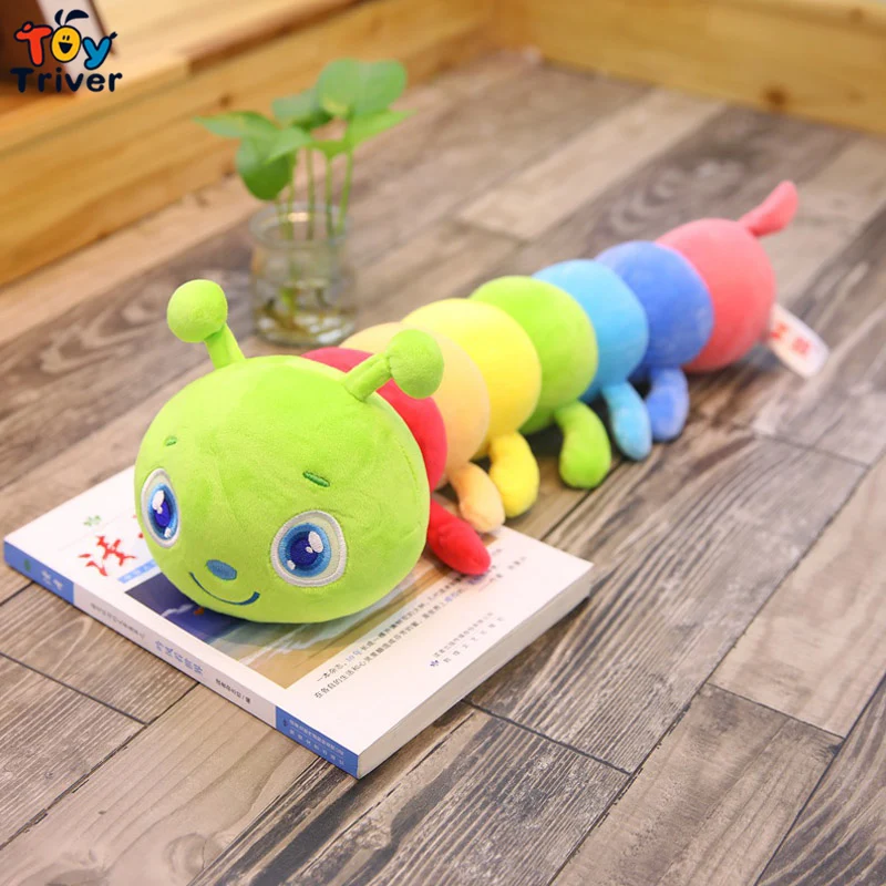 

Plush Caterpillar Worm Insect Toy Stuffed Animal Cushion Pillow Baby Kid Children Birthday Christmas Gift Home Decor Triver