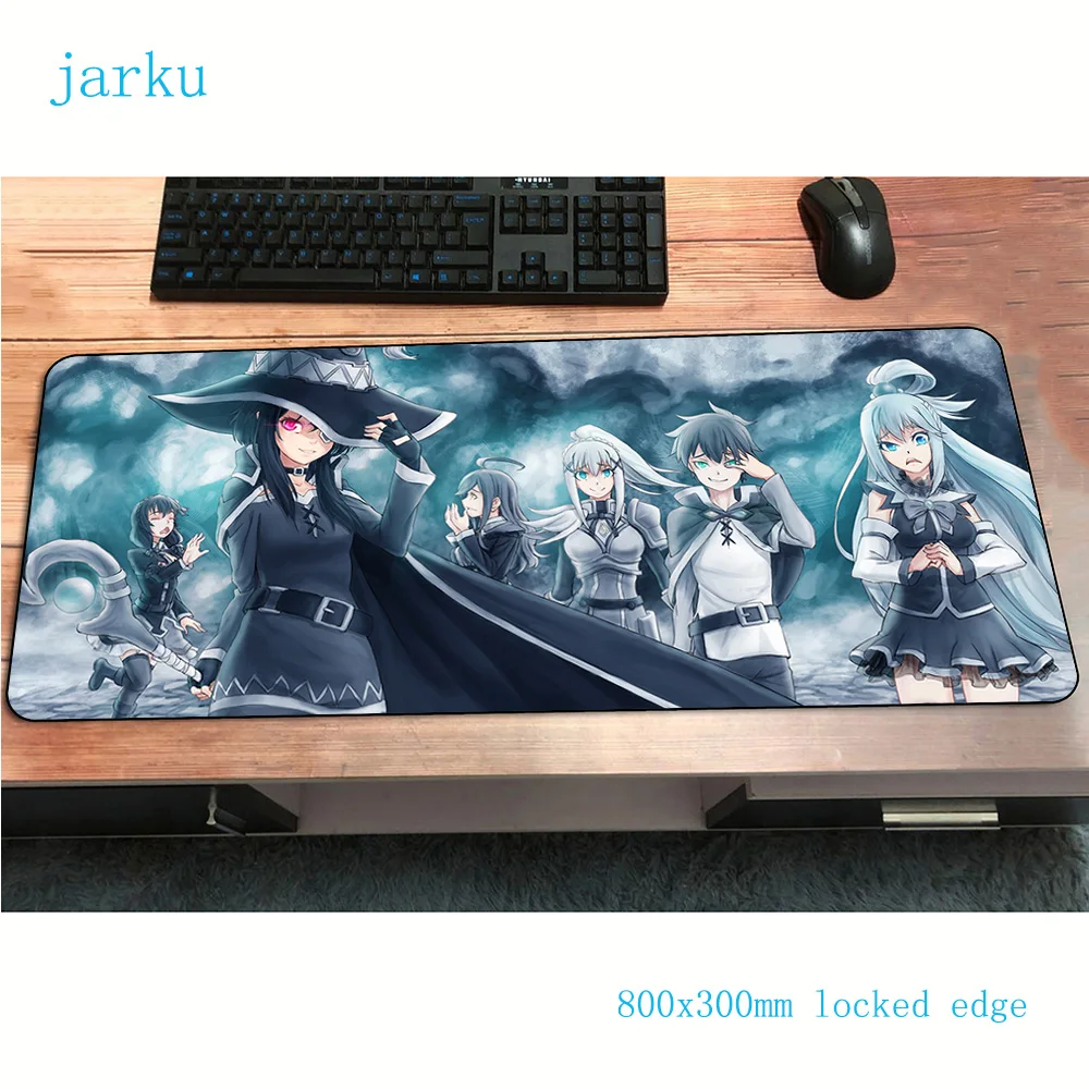 Коврик для мыши megumin 800x300x3 мм профессиональный игровой коврик большой с