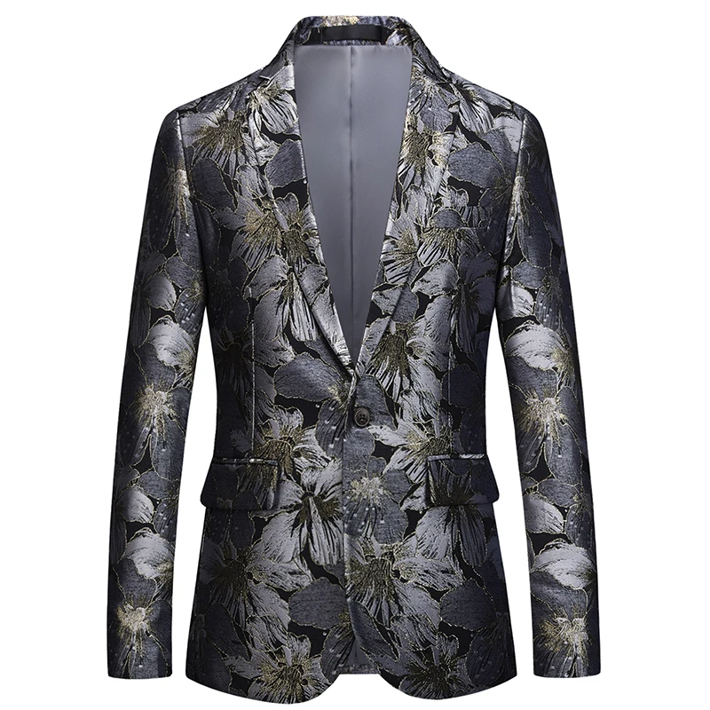 Classic Jacquard Suit Men Fashion Business Wedding Banquet Dress Men Suit Jacket Large Size 6XL Slim Fit Blazers Man Classic Jacquard Suit Men Fashion Business Wedding Banquet Dress Men Suit Jacket Large Size 6XL Slim Fit Blazers Man