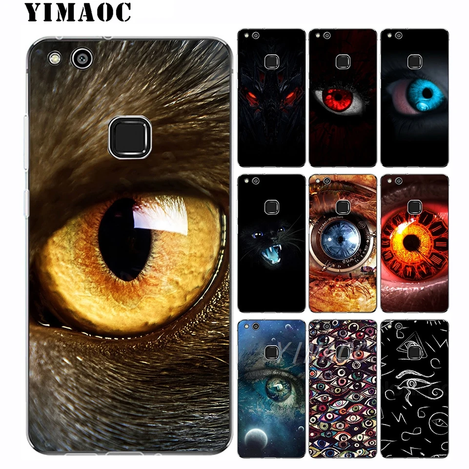 YIMAOC глаз деревянные арт мягкий чехол для huawei Коврики 20 10 P30 P20 P10 P9 P8 2015 2016 2017 P Smart Lite