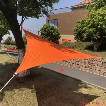 

Sun Beach Shade Triangle Canopy Sails Outdoor Camping Hiking Yard Garden Tent Shelters Screen Cover Waterproof Cloth