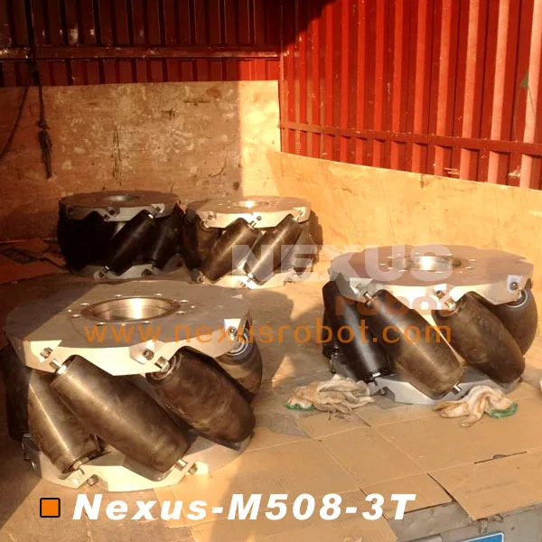 20 дюймов сверхмощный Mecanum колеса Nexus-M508-3T(грузоподъемность: 3 тонн/шт