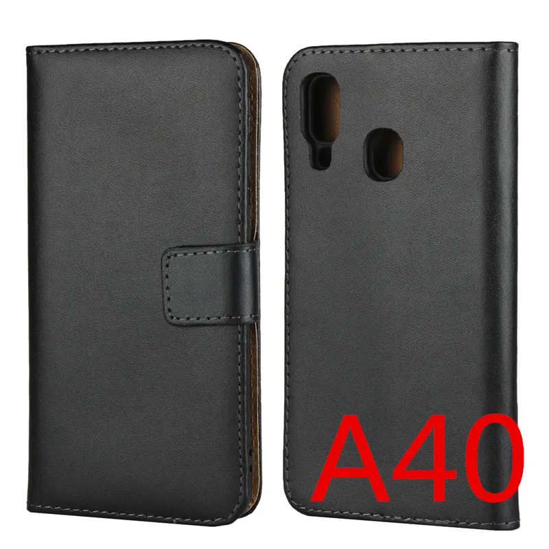 A40 Модные кожаные флип-Чехлы для samsung Galaxy A10 A20 A30 A40 A50 A60 A70 A20e Чехол для мобильного телефона аксессуары подставка для книги сумка Капа - Цвет: A40