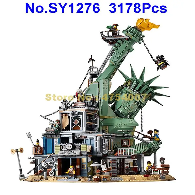 

sy1276 movie 3178pcs welcome to apocalypseburg 13+ figures building blocks 70840 Toy