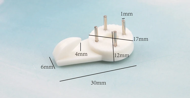 50 шт. белая пластиковая невидимая настенная фоторамка для фотографий крючок для ногтей вешалка