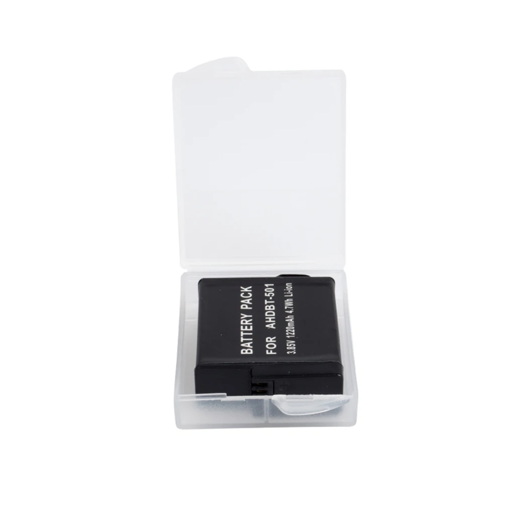 

Clear Plastic Camera Battery Case Organizer Box Holder For GOPRO 5/4/3+/3