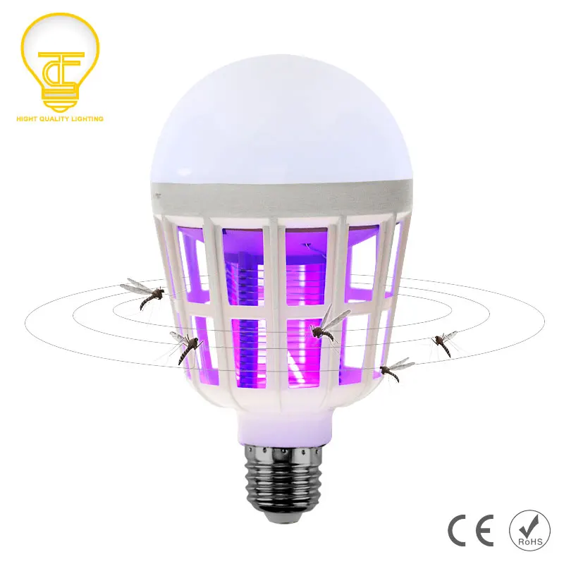 Mosquito Killer Light 220V E27 LED Bulb 15W Electronic Mosquito Killer