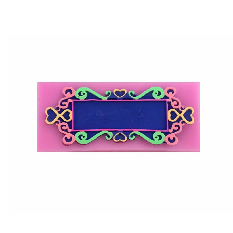 

Retro Mirror Photo Frame Shape Silicone Cake Mold Baking Mold For Cupcake Chocolate Jelly Cookie Fondant Cake Decorating Tools