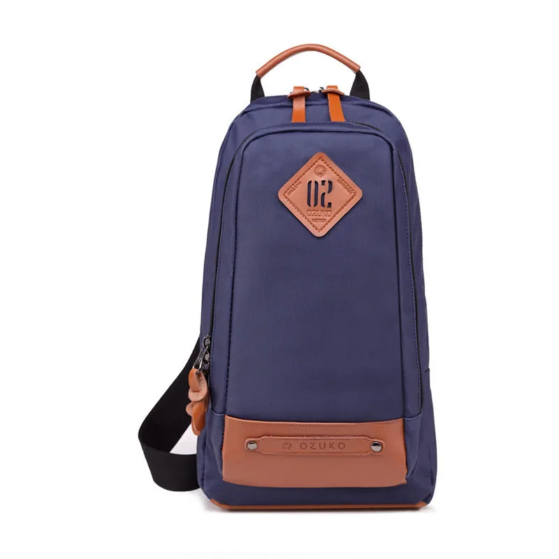 

2019 New Unisex Chest Pack Oxford Crossbody Shoulder Bag Fashion for Male Travel Bag Multi-Functional Messenger Chest Bag