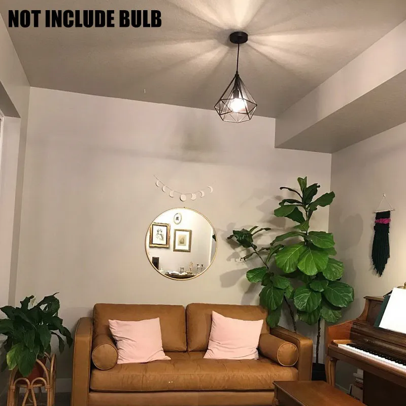 Industrial do Vintage Luz de Teto Rústico Montagem Embutida Estilo Nórdico Metal Luminária Criativo Retro Lâmpada Luz 20cm 7 Luzes de teto