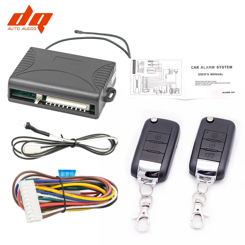 

High Quality 10P Car Burglar Alarm Auto Remote Control Central Locking Door Kit Keyless Entry System for Universal with Car Key