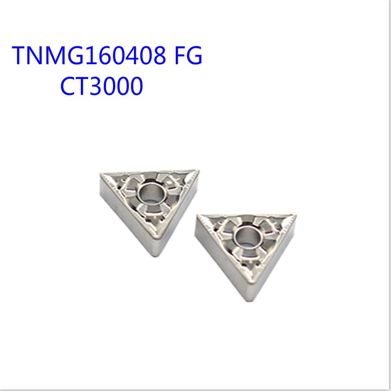 TNMG160408 FG CT3000 Taegutec металлокерамика точение вставка карбида высокое качество токарный станок инструмент токарный поворота вставки