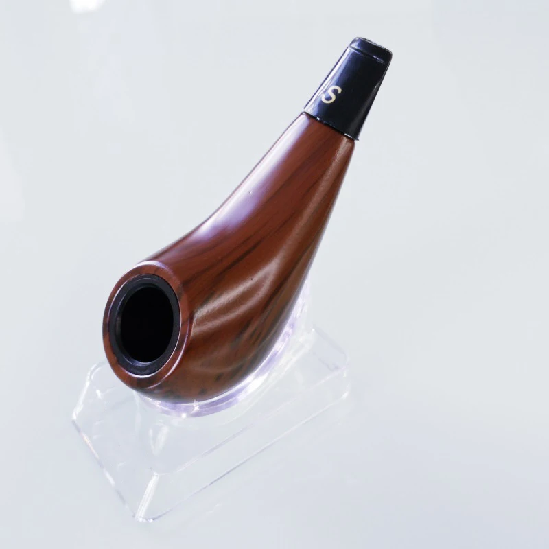 Smoking Accessories Tobacco Pipe Tobacco Smoking Accessories Herb Smoking Pipe Smoking Pipe Classic Bakelite Wood Short Pipes Chimney Smoking Pipe Mouthpiece Herb Tobacco Pipe Cigar Narguile Grinder Smoke Mouthpiece