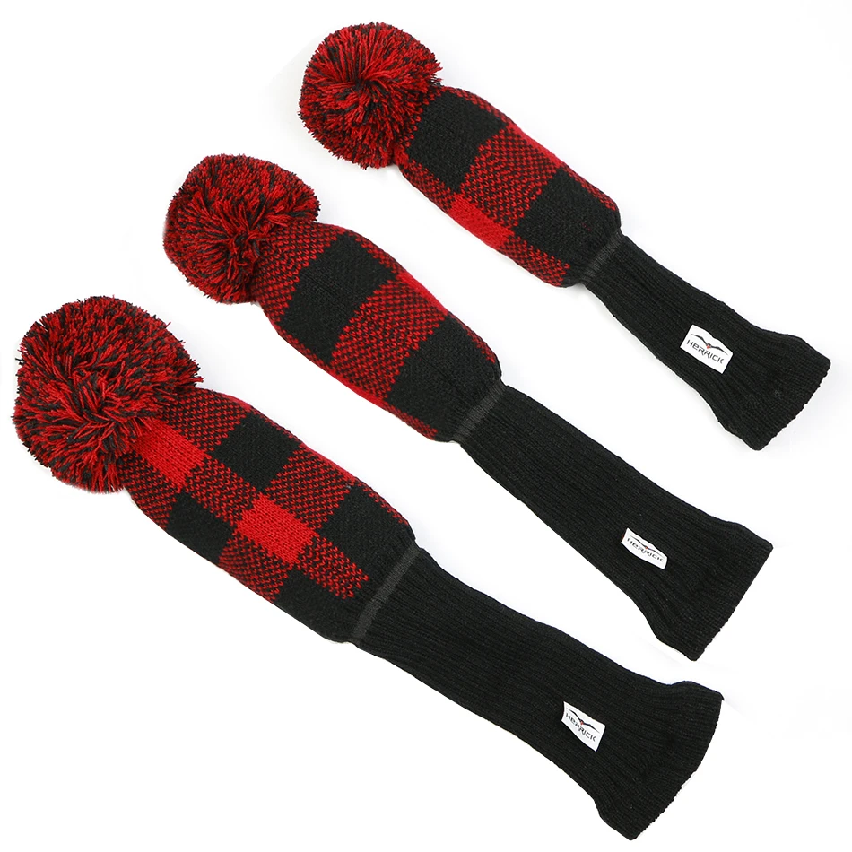 гольф - клуб или дерева headcover шерсти вязать гольф - клубов headcover гольф аксессуары