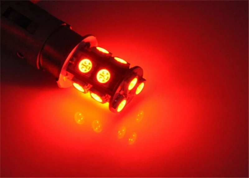 1156 1157 382 BA15S BAY15D p21/5 Вт bay15d PY21W Светодиодная лампа 13 smd 5050 стоп сигнал заднего хода 12