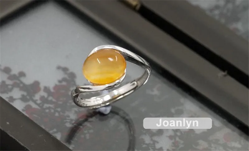 Joanlyn кольцо база для 8x10 мм/7x9 мм Овальные Кабошоны с покрытием из белого золота 925 серебро регулируемый ремешок кольцо пустой JZ058