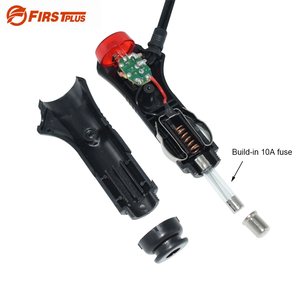 1 to 2 Car Cigarette Lighter 10A 12v 24v Power Charger Adapter Way Socket Splitter Plug With ON OFF Switch Button|car cigarette lighter|socket
