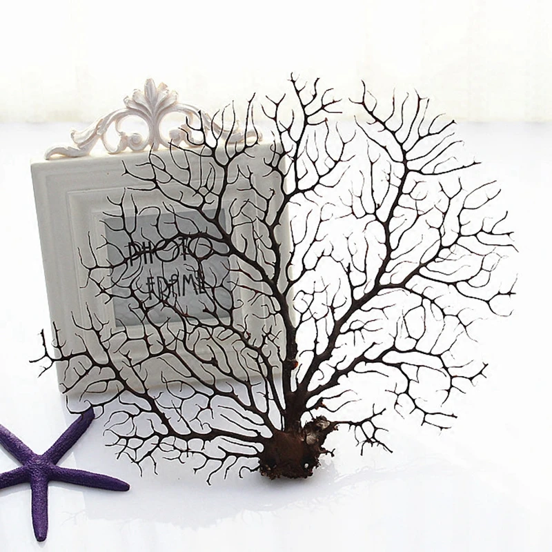 

Natural Real Dry Coral Plant Tree Branch for Photo Frame Fish Tank Wedding Christmas Home Office Furniture Decor F5308