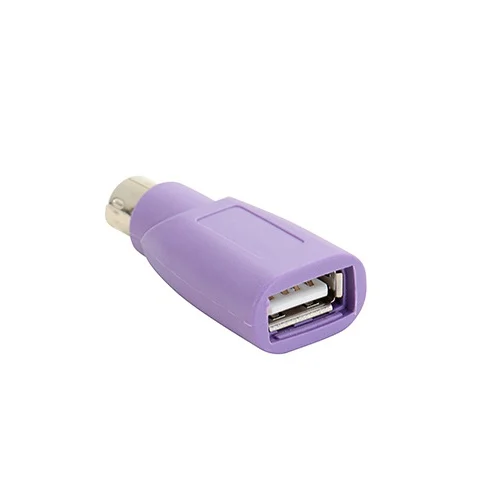 Адаптер Фиолетовый USB в PS2 PS/2 для клавиатуры мыши и конвертер 2 шт.|Компьютерные