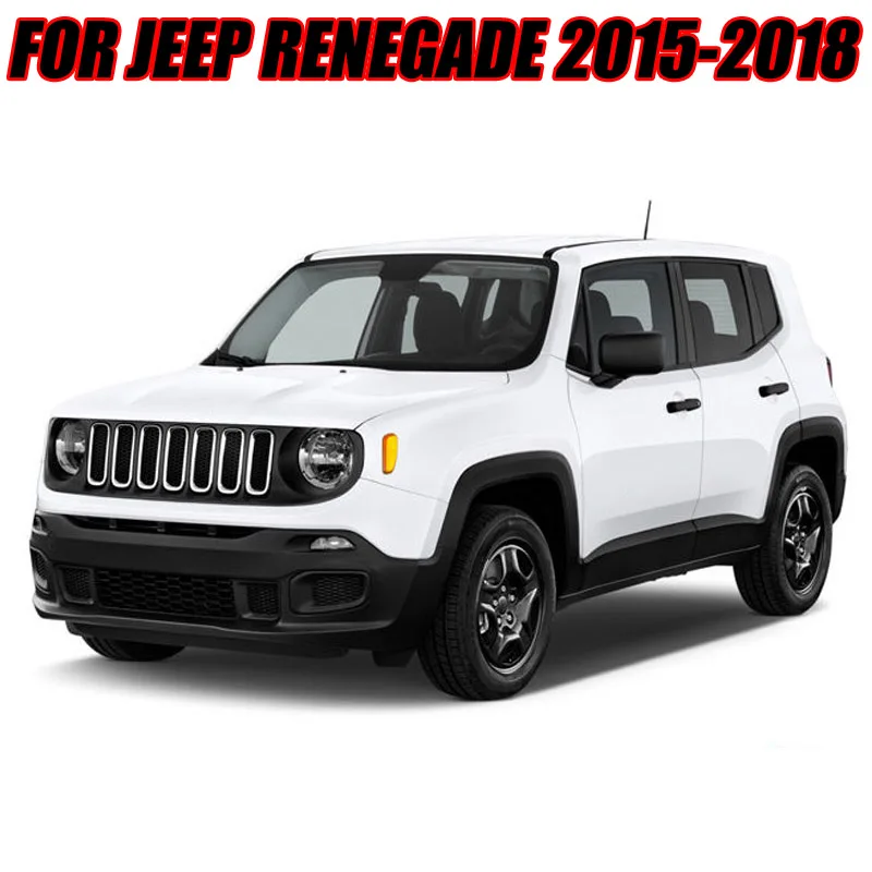 Для Jeep Renegade хромированная кнопка ручного тормоза центральная консоль крышка отделка ободок молдинг комплект стайлинга автомобилей