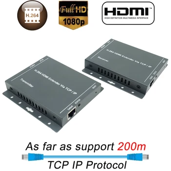 

ZY-DT216L IP HDMI Extender Ethernet Rj45 1080P 200m HDMI Extension Transmitter Receiver UTP HDMI Extender IP By Cat5 Cat5e Cat6